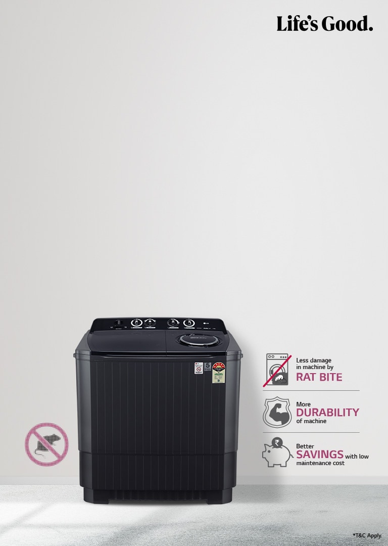 8 KG Semi Auto Top Load Washing Machine P8035SRAZ LG IN